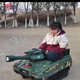
Children's Thunder Crawler Car Tank Bubble Car Shared Crawler Car Track Tank Car Delivery Park Stand Set One