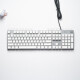 K845 Juego de mecanografía de teclado mecánico Juego de tipificación E Sports de alto valor Pudín de té negro Té negro Té de té negro K845 Pudding Blanco + G102 Conexión con cableado blanco 104 Clave Rojo Estándar Oficial