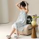 
Yu Zhaolin's nightgown for women in summer thin style breathable can be worn outside with fresh girl with coasters for women 6629 M [Suggest weight 80-100 Jin [Jin equals 0.5 kg]]