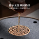 Shangyanfang natural black gold stone tea tray household round kung fu tea set tray water storage small tea table tea sea