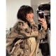 Rongxitu Washed Tie-Dye Dane Jacket Spring y Autumn High Street Retro Loose Top 9930 L 115-130