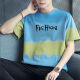 Semir pure cotton summer new short-sleeved T-shirt for men loose Korean style fashion handsome half-sleeved body 829 gray + 829 black [pure cotton] M Recommended 80-100Jin [Jin equals 0.5 kg]