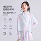 
I.KARNOW girls ice silk sunscreen clothes summer thin children's ultraviolet skin clothes summer medium-large children's cloak jacket 10121 gradient powder + 15262 fantasy color [set] 150