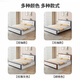 Tiantongju upgraded bed board solid wood bed Nordic master bedroom 1.8m double bed 1.5m household economical wooden bed single elegant gray bed 1.5*2.0m