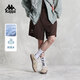 Kappa Kappa back-to-back 2025 new running sports water-repellent shorts American casual five-point pants men chocolate dark brown-6536 S