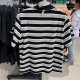 
Nike (NIKE) short-sleeved POLO shirt men's 2025 summer new striped sportswear casual lapel T-shirt half-sleeved top FN3897-010 black and white stripes S