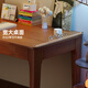 Marku Liangpin solid wood desk small apartment student simple writing desk study table X2508 walnut color 100*50*75