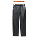 Yagroy Xiangyunsha Casual Hosen für Männer Sommer hochqualität neuer Tang Anzug Hosen Seiden Maulbeer-Seide Seide Seide 9226 Schwarze Hosen m eins Größe