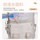 
Japanese junior high school student schoolbag female middle school student large capacity backpack female elementary school student macaron campus student backpack 12057 Hoshino gray + 6-piece set of rabbit doll
