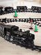 
Simulated high-speed rail parking lot children's long electric train set track alloy steam train model toy B retro train 13575 + with 3 carriages + duplex official standard