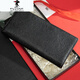 Plover grenzüberschreitende neue echte Leder-Herren-Brieftasche Langer europäischer und amerikanischer Retro-Gemüse-Gemüse gebräunter Leder Geschenk Wallet Wallet Wallet 687-1 kurz