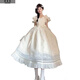 Sidanrui French super fairy first love sweet princess dress for women in summer beach vacation style waist-hugging and slimming fairy long skirt Princess dress One size [remarkable number]
