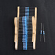 1W metal film resistor element 1% color ring 1K2k10K100K47K470 10 ohm 100/120 ohm m 10K1W (50 pieces)