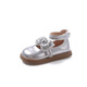 Ziweiqi Girls Princess Shoes new Top Mife Spect Glossy Bow Mary Zhen Кожаная обувь 3927 Серебро 26 Внутренняя длина 16.0 см.