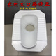 Rural dry squat toilet ceramic large diameter step toilet rural squat toilet with large mouth flush-free straight-through squat toilet 003# straight-through single squat toilet 16cm pipe available