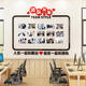 Yonghuan Angestellter Stil kultureller Wandteam -Team -Bild -Display Wall Office Board Wall Aufkleber Firmenwanddekoration 3879a Magnetisch Board Super groß
