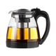 Mengting glass teapot heat-resistant glass large capacity herbal teapot 304 stainless steel filter liner 1900ml