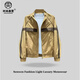 Fr.yh.zh fashion senwen leichte Luxus-Männerkleidung Frühes Frühling Herren-Spleißkontrast Farbe Fashion Clip Light und gutaussehende Jacke 9226 Dunkelgrün M 100-120jin [Jin gleich 0,5 kg]