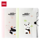 Deli Panda Serie 8-Grid Orgelpaket Test Papierspeicher Beutel mehrschichtige Student-Datei-Taschen-Ordnerpapierpapierpapier Clip großer Kapazitätsklassifizierung Speicherbuch XM701 Grün