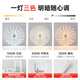 led吸顶灯灯芯圆形光源模组替换护眼全光谱高显三色变光磁吸灯盘 ()48W 白光全新升级高显护眼