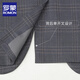 ROMON (ROMON) 2025 new suit jacket for men business professional formal wear casual single slim and versatile suit top for men trendy brown plaid XL