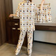 Thin three-piece pajamas new summer short-sleeved shorts trousers sweet and cute cartoon anime student home clothing set KK14132 L [Suggested 100-120Jin [Jin equals 0.5 kg]]