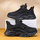 
Children's spring and summer running shoes for boys and girls, middle and large children's shoes mesh breathable children's shoes sports campus casual shoes knobs 1291 black [four seasons double net] 39 inner length 24.7/foot 23.7