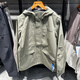 Columbia 25 Frühlings- und Sommer-Neue Columbia Herren winddichte wasserdichte Kapuze-Einschichtjacke XE4839 XE4839011 Black Grey S