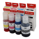 Mengxiang eignet sich für Canon GI-81 Tinte G3880 G3881 G3890 3891 4880 4881 4891 Ink Gi-81 Four-Farb-Set-Tinte [29100 Seiten]