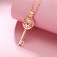 Mengjinyuan 18K gold pendant, secret key pendant without chain, birthday gift for girlfriend
