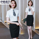 Yiyalusa High-End Tres de manga corta Camisa de negocios de mangas profesionales Camisa de uso formal y para mujeres del mismo estilo sin planchar micro-deslizamiento Ropa de trabajo 695d Camisa azul claro de manga corta S claro