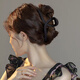 Xiangwan Hairpin High-end Simple Hairpin Back Head Shark Clip Acrylic Grabbing Clip Women's Large Hair Accessories Birthday Gift