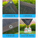 Jingyouyu Schwarzes Sonnenschatten-Netz verdickte verschlüsselte Sonnenschutzmittel Schwarzes Netz Sonnenschein Pflanze Thermische Isolierung Balkon Schatten Outdoor 3888 Pin Verschlüsselung 2 Meter * 10 Meter [hohe Anti-Ultraviolette Strahlen