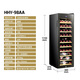Hongcheng Red Wine Cabinet Constant Temperature Wine Cabinet Household Large Capacity Cabinet Wine and Wine Air-cooled Hanging Cup Vertical Display Cabinet Single Temperature 90L Beech Shelf HHY-98AA 38 Pack