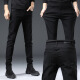 Ttpmer Black Jeans Herrenkoreaner schlanker kleiner Hosen Tall-Long Trendy Casual Hosen grau 1048 XML [Stärke hohe Qualität] 27 Größen-(Gewicht 80-95jin [Jin gleich 0,5 kg])