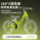 Phoenix (Phoenix) Kinderbalancefahrrad ohne Schritte 2-3-6-8-Jährige Baby-Schiebetspielzeug Kinderwagen 14-Zoll Green Birthday Neujahrsgeschenk