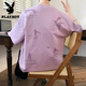 Playboy (Playboy) T-shirt à manches courtes Boy Junior High School Élève lâche Hong Kong Top Teenager Big Children Childre