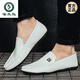 
Woodpecker Spring and Summer 2025 new Doudou shoes men's leather shoes Korean version driving shoes lazy shoes social trend casual men's shoes black 9880 39 This model is one size smaller. It is recommended to take a larger size