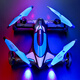 Modèle de légende du domaine Star Aircraft Remote commande Aircraft Drone Land and Air Dynamics Charge Quadcopter Remote Control Car Children's Boy Toy Small Blue [Édition haut de gamme personnalisée + Mode Land and Air Dual Mode] Single Electric [30 jours de jeu Bad / Lifetime Garantie]