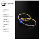 Lie Rui Jewelry Tanzanite Starry Tanzanite Bracelet Women's 18K Gold Colorful Bracelet Gemstone Hand Jewelry Gift 2-3/8-9mm/Tanzania/18K Gold Bracelet 16-19cm Adjustable