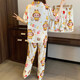
Thin three-piece pajamas new summer short-sleeved shorts trousers sweet and cute cartoon anime student home clothing set KK14137 XL [Suggested 115-135Jin [Jin equals 0.5 kg]]
