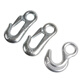 
Litian sheep horn hook S hook safety buckle U-shaped buckle cargo bundling hook outdoor safety buckle thick trailer hook crane lifting hook Q12140-Carclimbing buckle