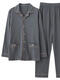 Bomp Vatertagsgeschenk für Männer Pyjama mittleren und älteren Frühlings- und Herbststil Xinjiang Baumwolle Langarm Hausanzug Autumn 9905 XL empfohlen 130-160Jin [Jin ist 0,5 kg]