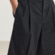 Skizzieren Sie Herrenkleidung 2025 Sommer Neues Produkt Daily Curly Mid-Shorts Lose gerade Hosen elegant und lässig 9p4e11150 001 Schwarz S
