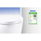 Huida 6336 jet siphon ceramic classic toilet toilet household use high-impact detergent jet siphon-6189 305mm