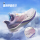 Anta-Kinder-Turnschuhe Mädchenschuhe 2025 Sommer- und Herbst-Neuprodukt Mesh Atmable Knopfknopf Stoppeln Wasserstoff-Laufschuhe [Sommerstil] Weiß/süßes Pulver/frisch lila 5509-1 37 Fuß Länge ca. 23,5 cm