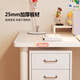 Annafu computer desk desktop home e-sports simple table office desk study table game table BGZ767 white 100*60