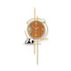 Jiujiuda 2025 Nouvelle horloge simple moderne Salon salon Crème Style Flower Decoration Mur Horloge personnalisée Mur créatif Home Utilisation du WM841 (38x88cm)