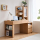 Quanyou Home Furnishing Log style computer desk desk bookcase bookshelf integrated bedroom study office study makeup table