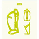 Baichao bicycle ultra-light universal water bottle cage water cup holder mountain bike road bike high-strength water bottle cage cycling water cup holder G02 universal water bottle cage yellow